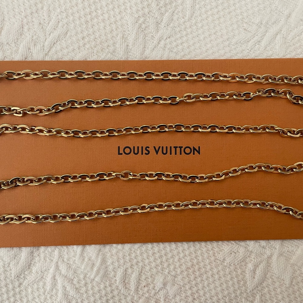 Louis Vuitton Felicie Gold Chain (authentic, and original) NWoT